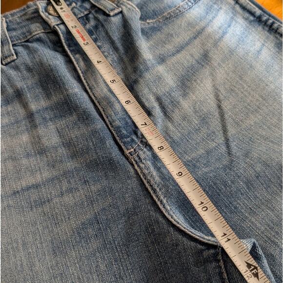 AG Adriano Goldschmied Yvette Blue Denim High Rise Wide Leg Jeans, size 24R - Picture 7 of 10